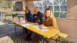 Ostereiersuche 2022 in der Burg Bucherbach