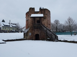 Wintertag an der Burg